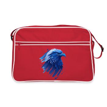 Blue Eagle - Sac Retro - rouge/blanc - Devant