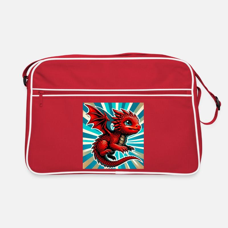 Drache Retro Tasche