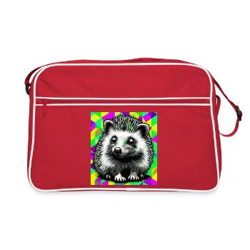hérisson - Sac Retro - rouge/blanc - Devant