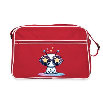 Lunettes étoilées Alien - Sac Retro - rouge/blanc - Devant
