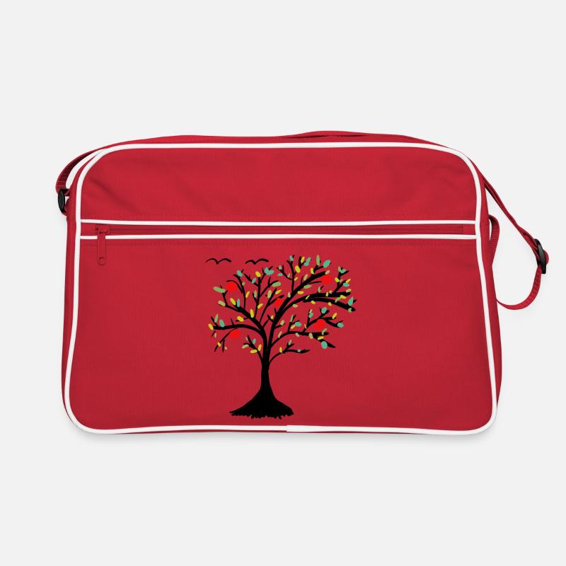 Pommier Arbre Pommier de jardin Sac Retro