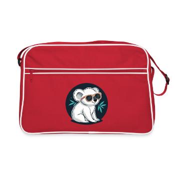 Koala chic lunettes soleil - Sac Retro - rouge/blanc - Devant
