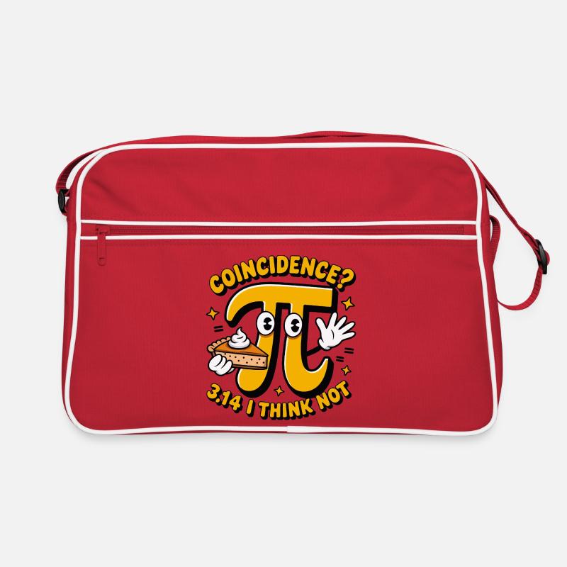 Pi Day Coincidence 3.14 Math Cake Design Retro Bag