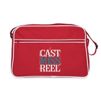 Lancer Manqué – Pêche Vintage - Sac Retro - rouge/blanc - Devant