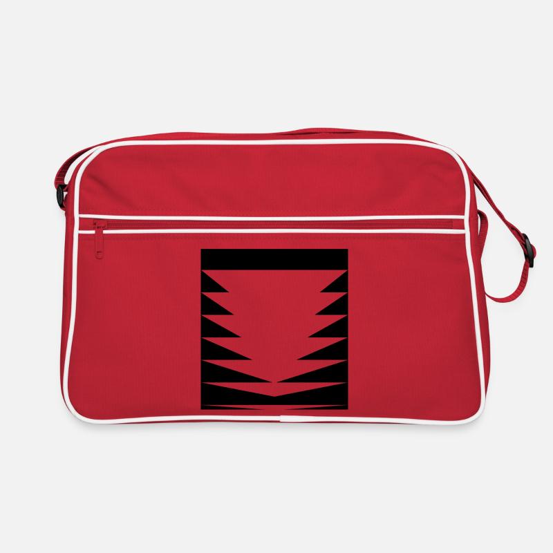 Conception du motif triangle Sac Retro
