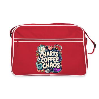 CHARTS COFFEE CHAOS Nap - Retro Bag - red/white - Front