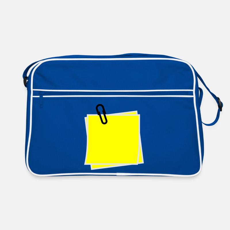Postit | Zettel | gelber Zettel | Sticker | Sac Retro