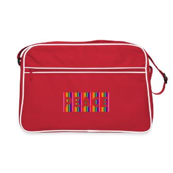 Pride Peace - Retro Bag - red/white - Front