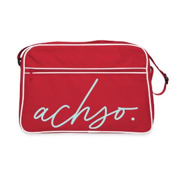 Eh bien. Vague bleue - Sac Retro - rouge/blanc - Devant