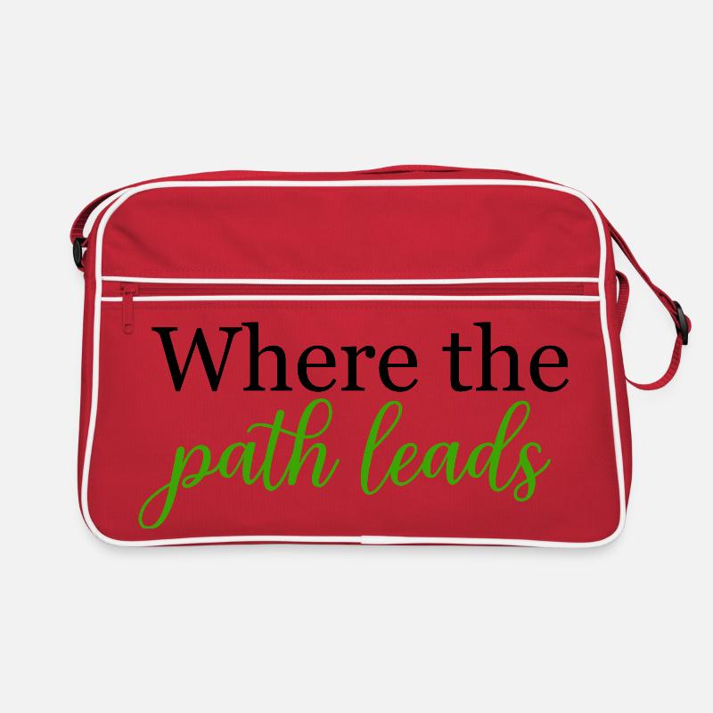 Where the Path Leads Spontaneous Journey	 Retro Bag