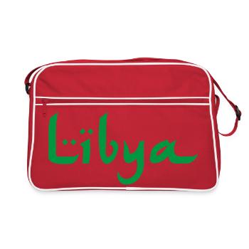 Libya Libyen - Retro Bag - red/white - Front