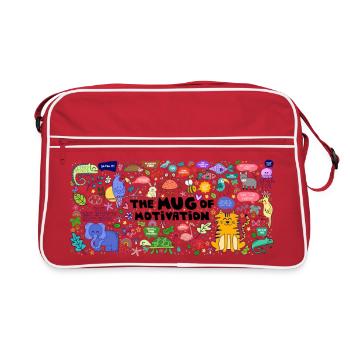 Coupe de motivation - Sac Retro - rouge/blanc - Devant
