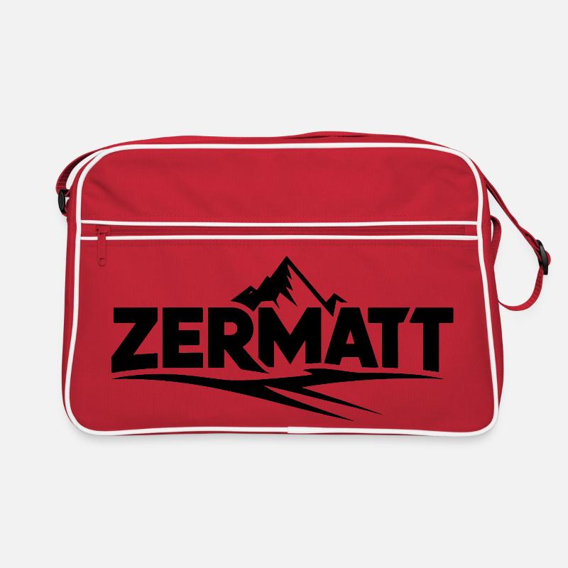 Zermatt - Conception de souvenirs Sac Retro
