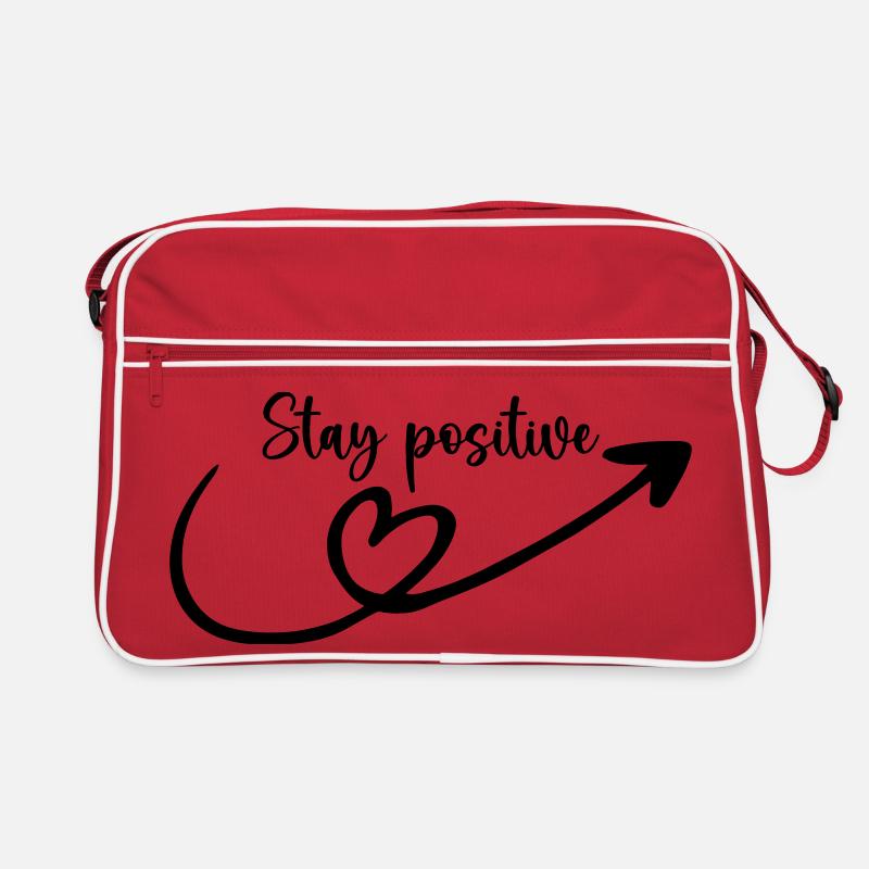 Restez positif Sac Retro