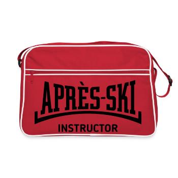 Après-Ski – Instructor (Konkav / Apres Ski / B) - Retro Tasche - Rot/Weiß - Vorne