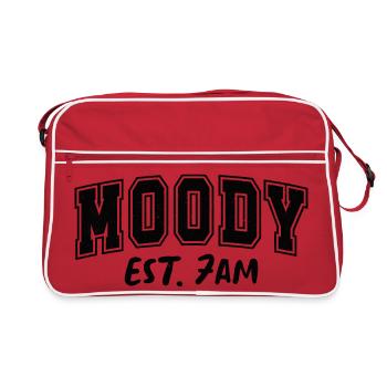Moody Morningy Est. 7h Cadeau Moody - Sac Retro - rouge/blanc - Devant