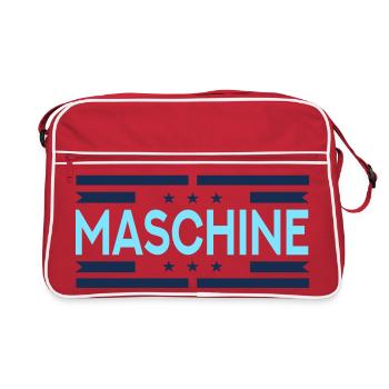 Machine - Sac Retro - rouge/blanc - Devant