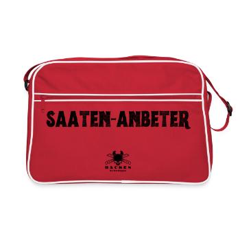 Seed worshippers - for all bread lovers - Retro Bag - red/white - Front