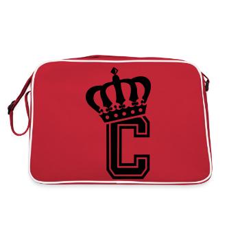 Point C - Sac Retro - rouge/blanc - Dos