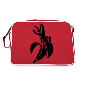Serpent banane - Sac Retro - rouge/blanc - Dos