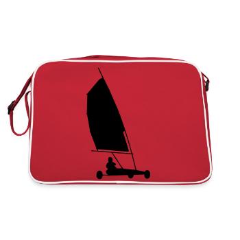 land sailing - Retro Bag - red/white - Back