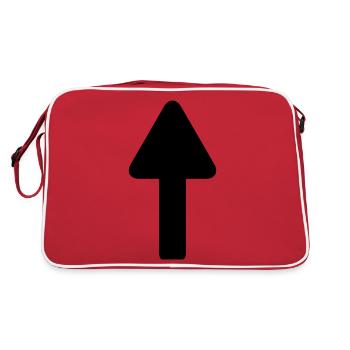 flèche - Sac Retro - rouge/blanc - Dos