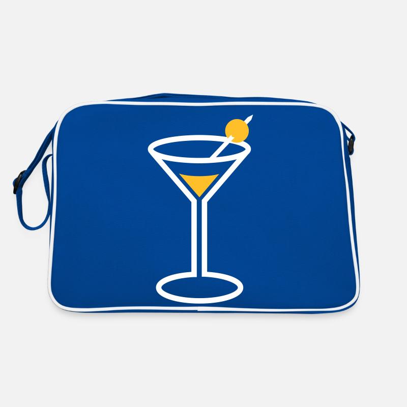 Martini-Cocktail-Glas Retro Tasche