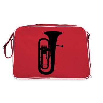 Euphonium - Sac Retro - rouge/blanc - Dos