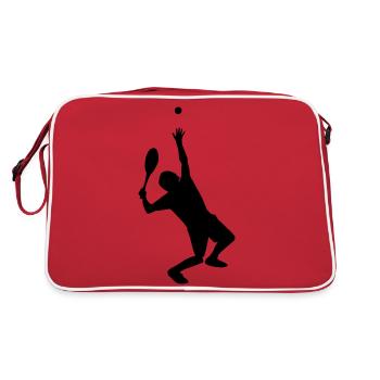 Tennis - Sac Retro - rouge/blanc - Dos
