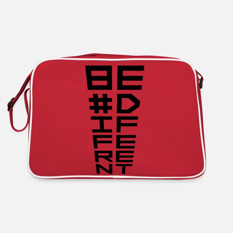 Be different Logo Design Retro Bag