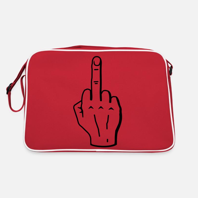 Middle Finger Retro Bag