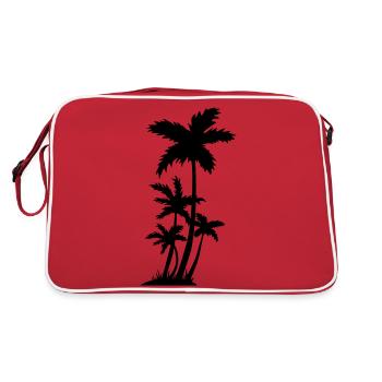 palm trees - Sac Retro - rouge/blanc - Dos