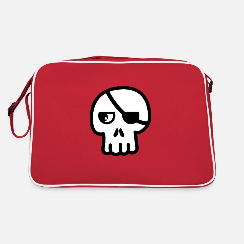 Tête de mort Cache-œil Kawaii Sac Retro