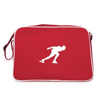 Speed skating - Retro Bag - red/white - Back