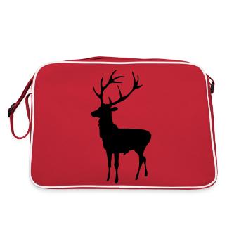 Le cerf - Sac Retro - rouge/blanc - Dos