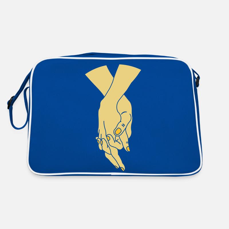hands couple Retro Tasche