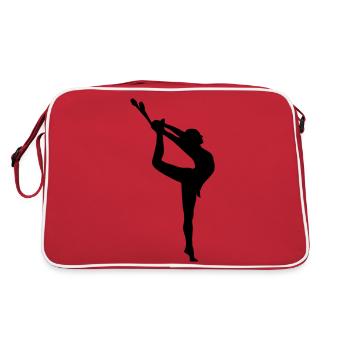 Gymnast, rythmic gymnastics (cheap!) - Sac Retro - rouge/blanc - Dos