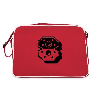 Number Eight - Retro Bag - red/white - Back