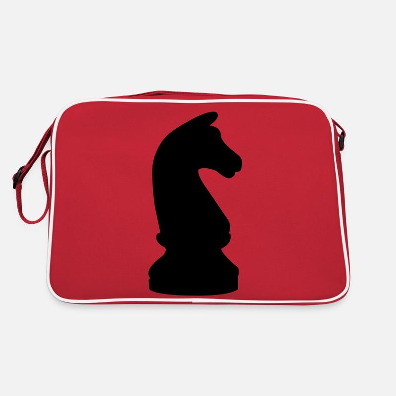 schach_pferd Retro Tasche