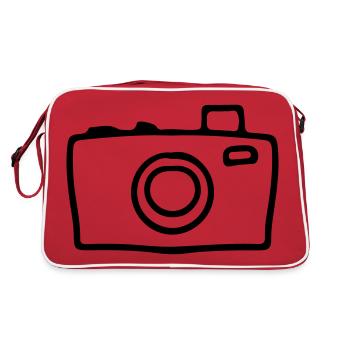 Camera Digital Camera Photographer Photography - Retro Bag - red/white - Back