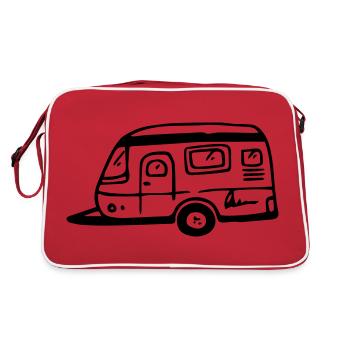 Caravane Camping Caravane - Sac Retro - rouge/blanc - Dos