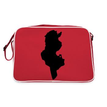 tunisia_country_01 - Sac Retro - rouge/blanc - Dos