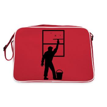 Window cleaner - Retro Bag - red/white - Back