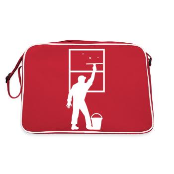 Window cleaner - Retro Bag - red/white - Back