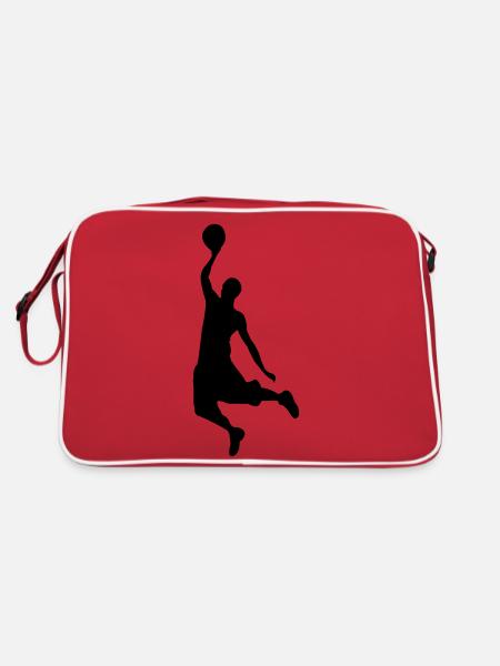 basketball - Sac Retro - rouge/blanc - Dos
