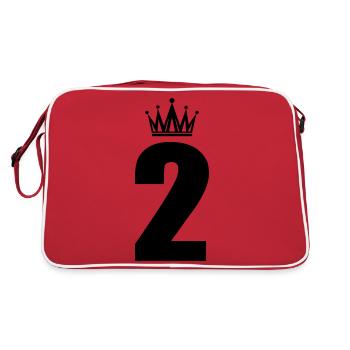 2 - Sac Retro - rouge/blanc - Dos