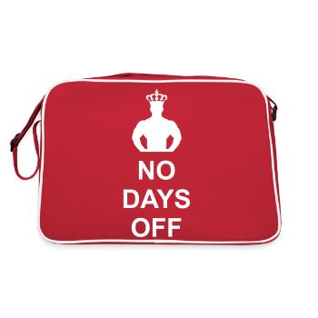 pas de jours de congé devis - Sac Retro - rouge/blanc - Dos