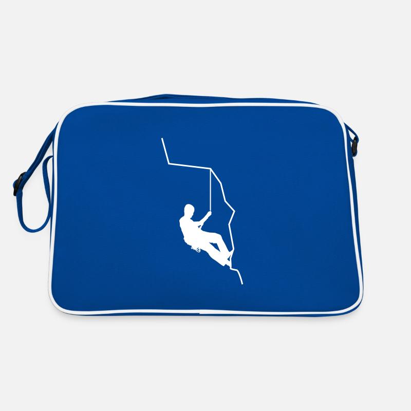 Mann in der Wand Retro Tasche