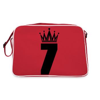 7 - Retro Bag - red/white - Back