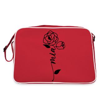 Mia Nom Prénom Nom Fleur - Sac Retro - rouge/blanc - Dos